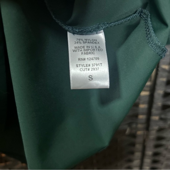 IC by Connie K deep green swing top long sleeved Lagenlook - Picture 5 of 7